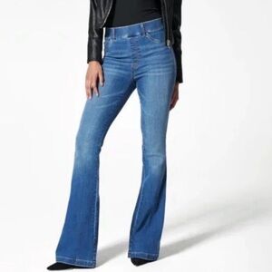 SPANX Vintage Indigo High Rise Flare Bootcut Stretch Denim Jeans Women’s XS